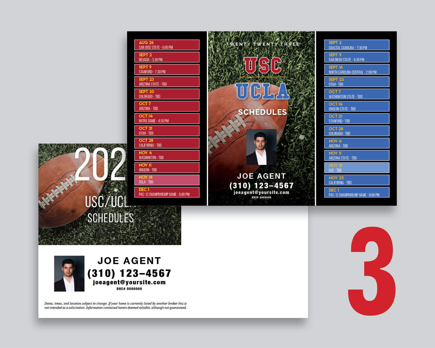 USC & UCLA Postcards