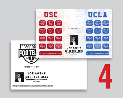 USC & UCLA Postcards
