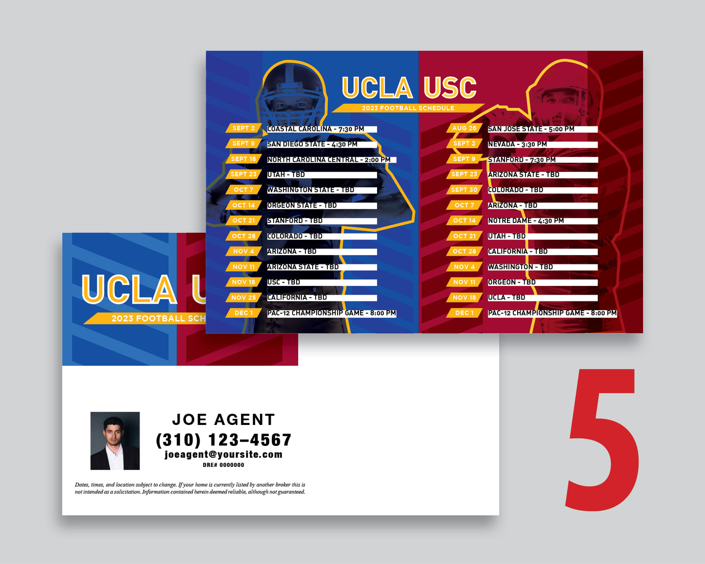 USC & UCLA Postcards
